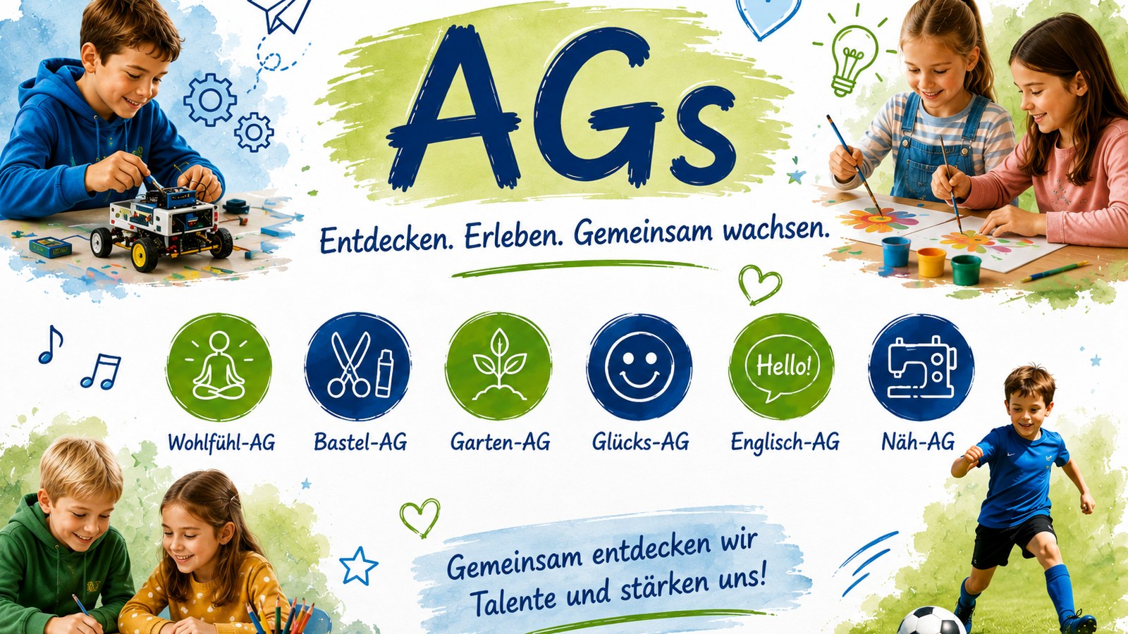 Uebersicht der Arbeitsgemeinschaften