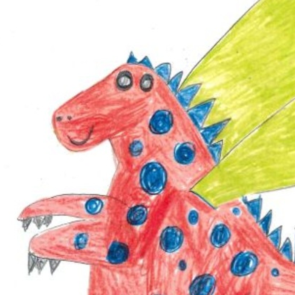 Fuego, das Maskottchen der Grundschule Staufenberg